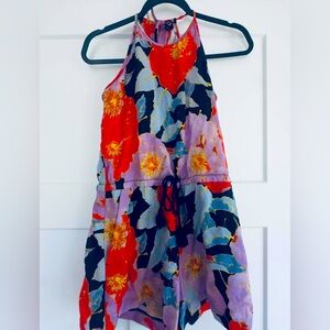 LOFT Floral Halter Neck Romper